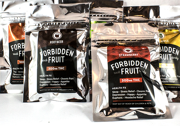 300mg  THC Hard Candies - Forbidden Fruit - Assorted Flavours
