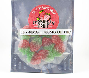 Forbidden Fruit 400mg THC Gummies - Assortied