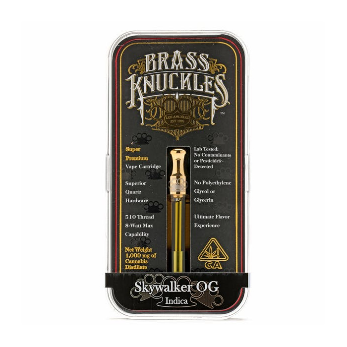 Brass Knuckles Vape Cartridge 1g - Indica - Skywalker OG
