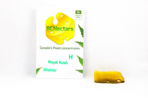 BC Nectars - White Pack- Royal Kush Shatter