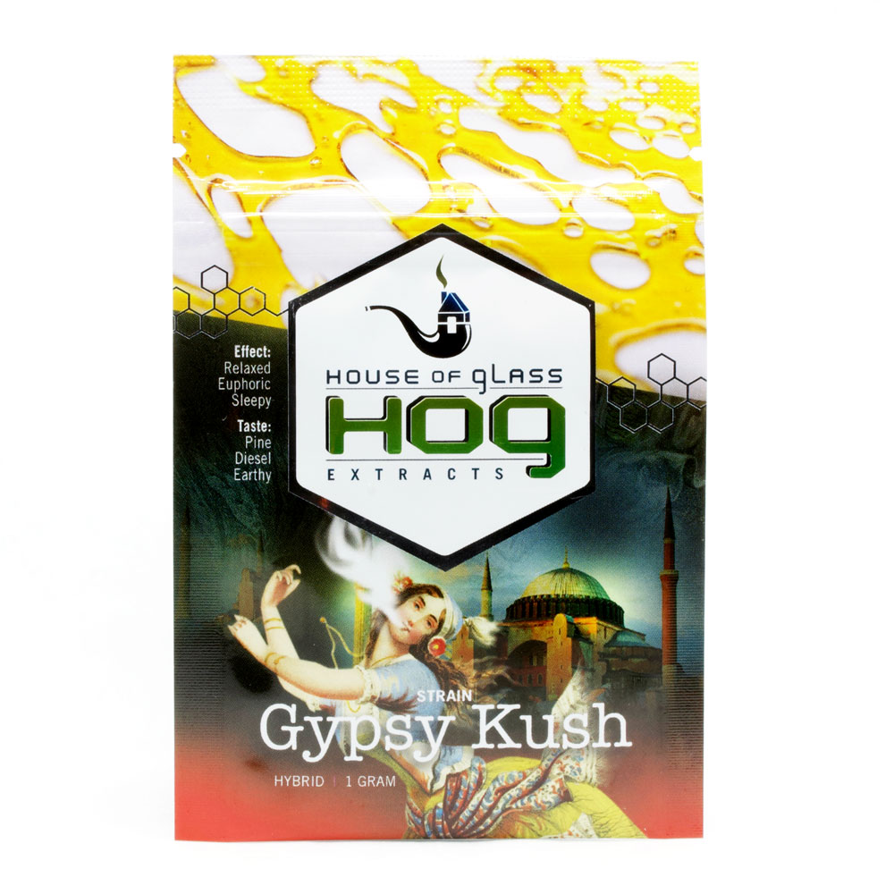 HOG Shatter - Gypsy Kush - Hybrid 1g