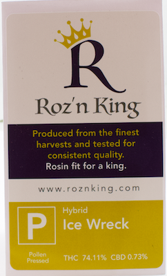 Rozn King - Ice Wreck Rosin 1g
