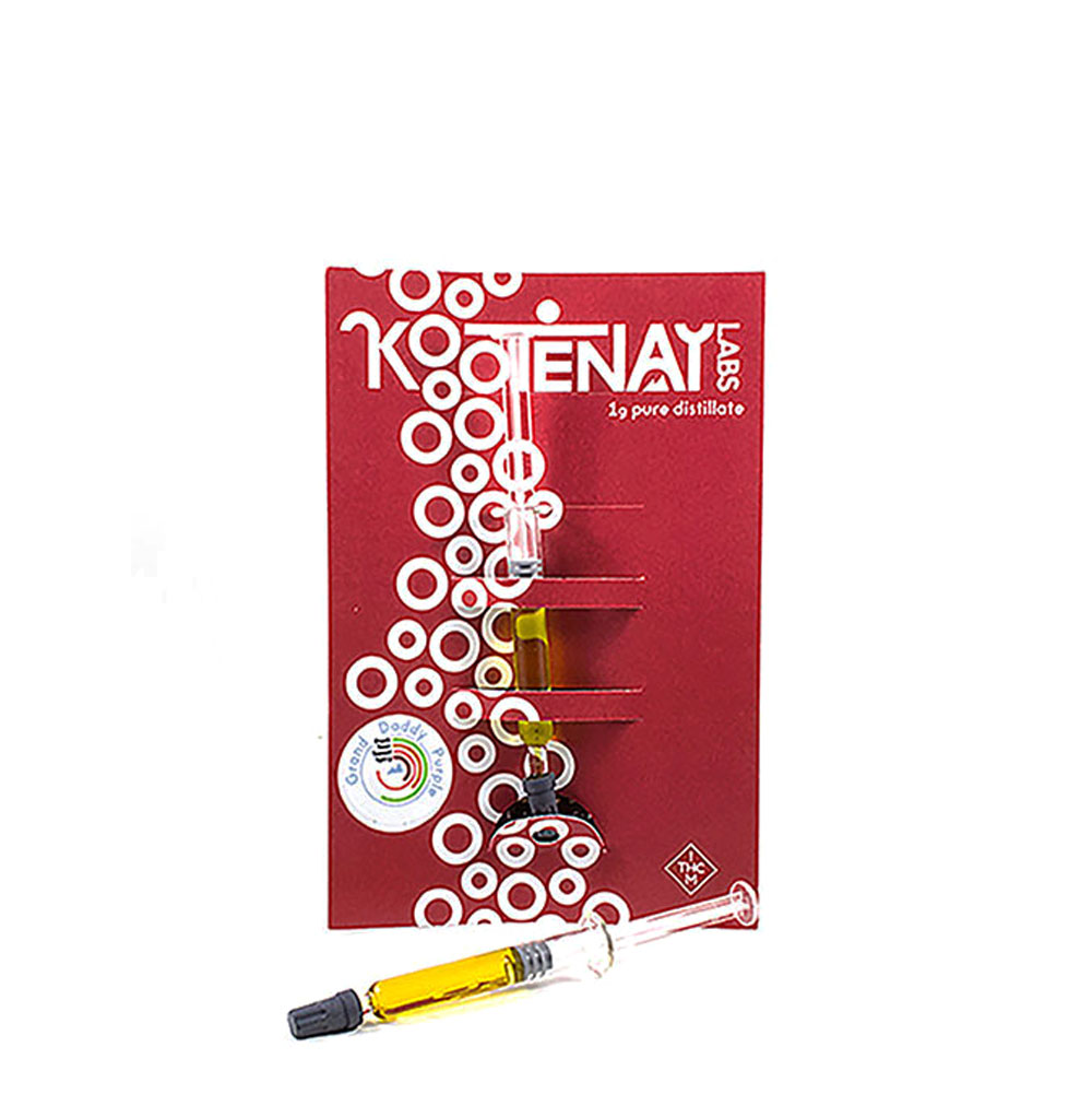 THC Distillate 1g Assorted Strains by Kootenay Labs 