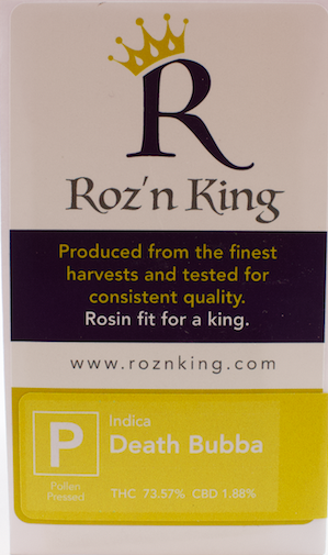 Rozn King- Death Bubba Rosin 1g