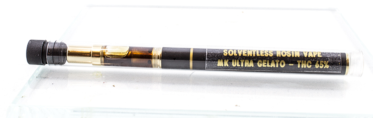 Gold Star Rosin Vape Pen - MK Ultra Gelato 0.35g
