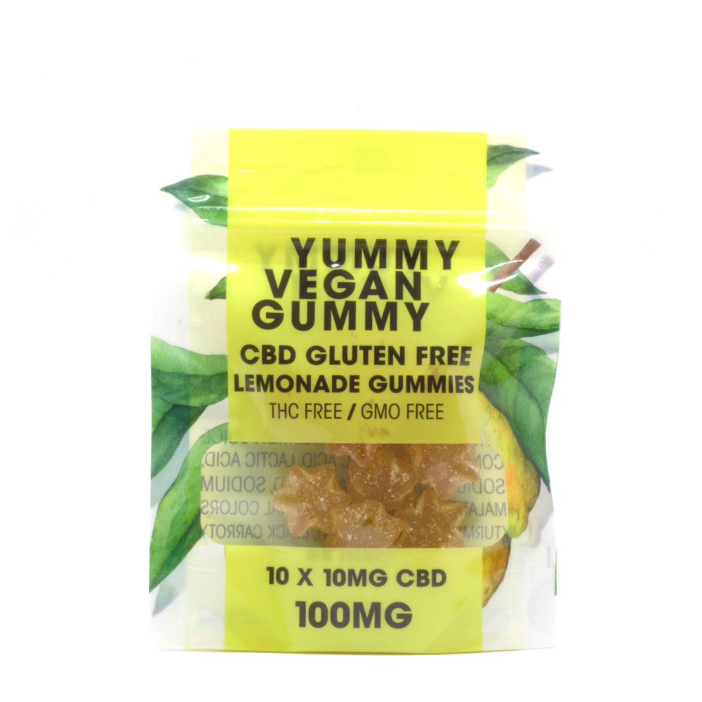 100mg CBD Yummy Vegan Gummy Assorted Flavors