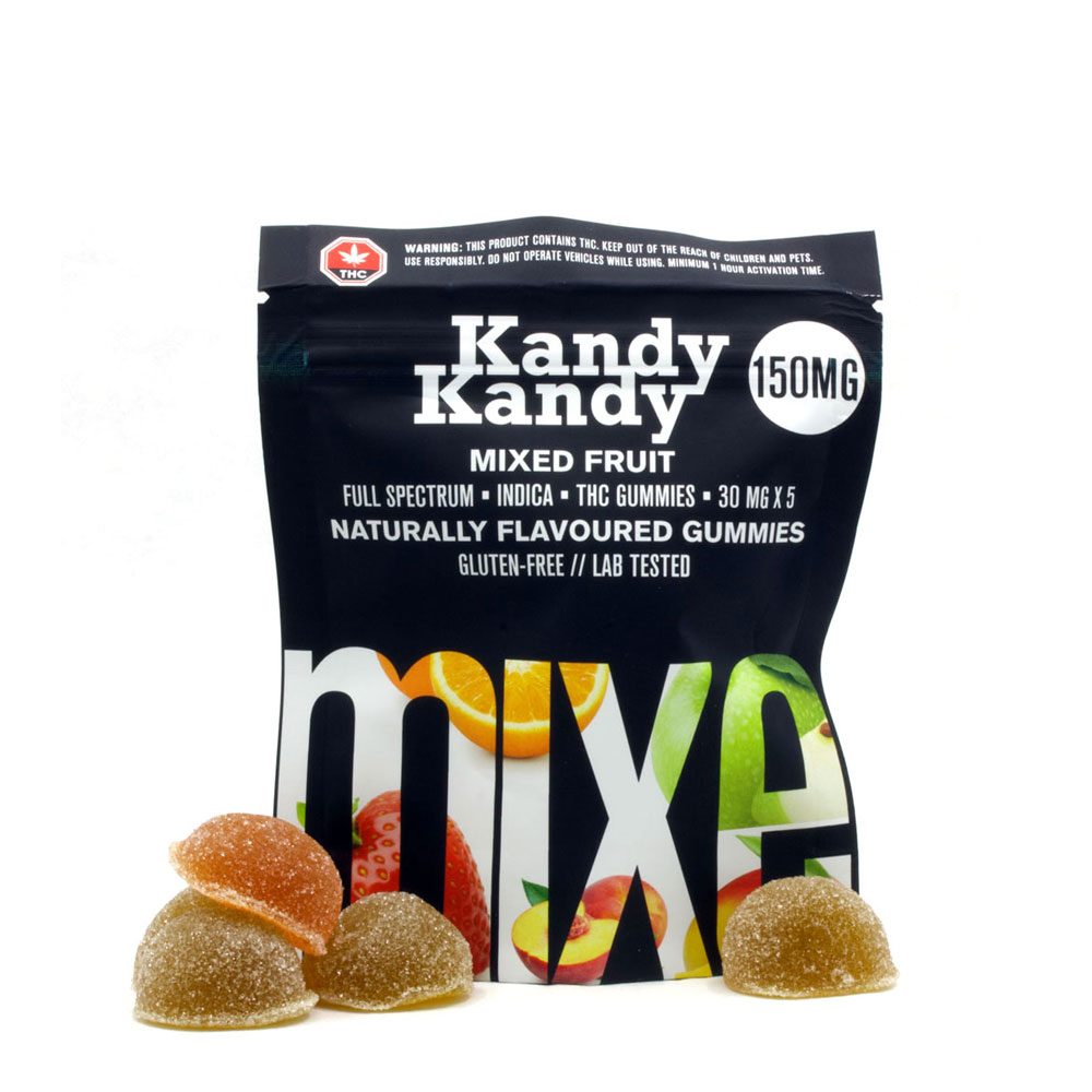 150mg THC Indica Assorted Flavors Kandy Kandy