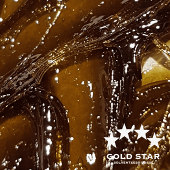 Gold Star Rosin - Super Silver Haze Flower Rosin 0.5g