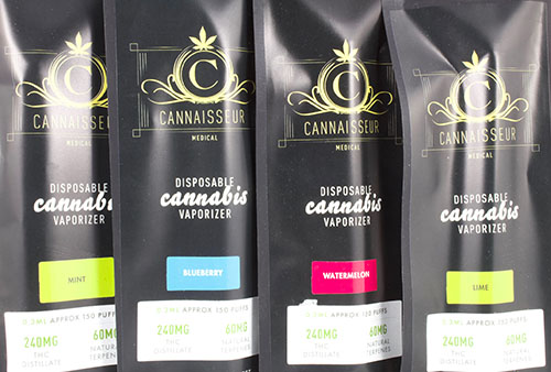 Cannaisseur Concentrates Disposable Cannabis Vaporizer 0.3g- (assorted flavours)