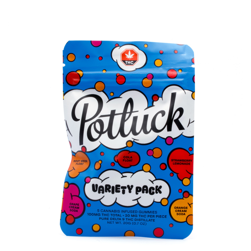 100mg Mix Bag Gummies by PotLuck