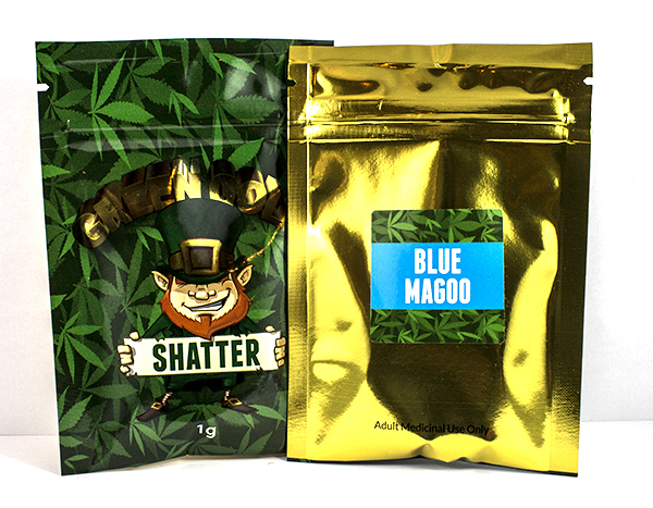 Green Gold Shatter - Blue Magoo
