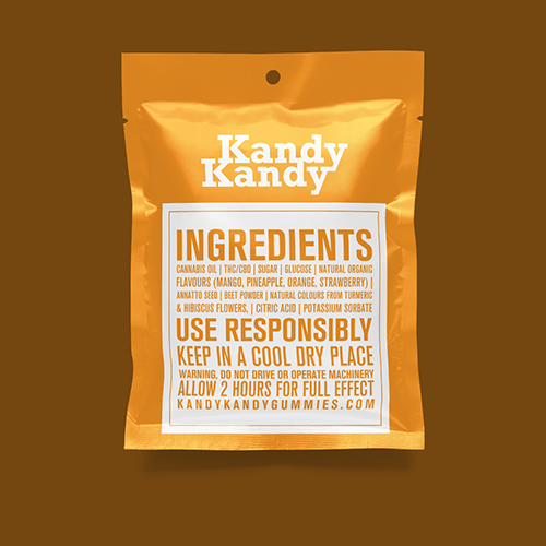 500mg THC Assorted Flavors Kandy Kandy Gummies