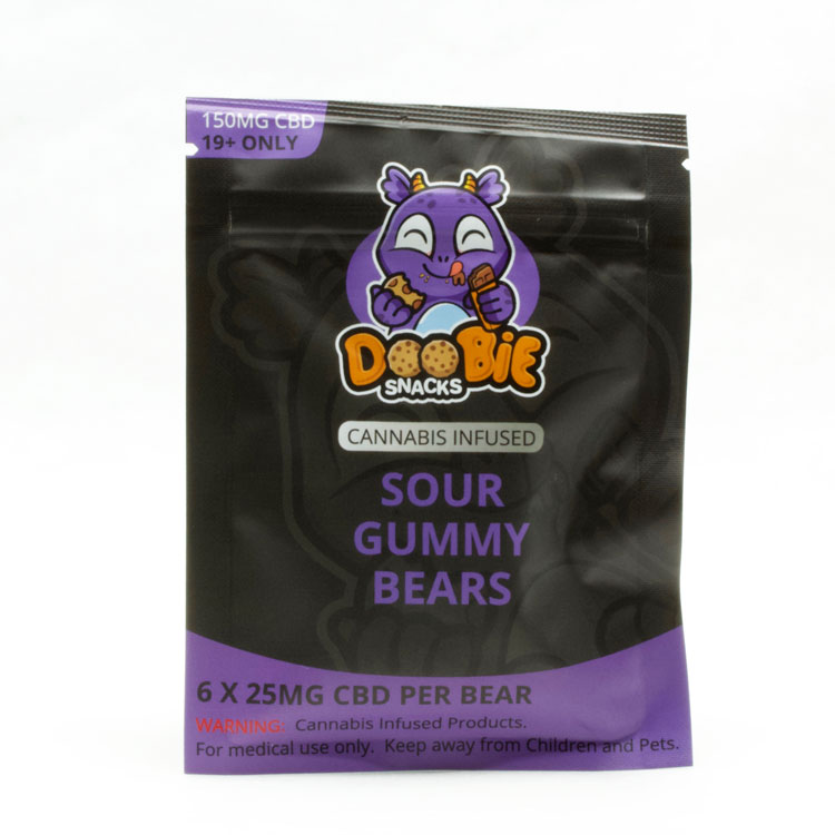 Doobie Snacks - 6 X 25mg CBD - Assorted Gummies