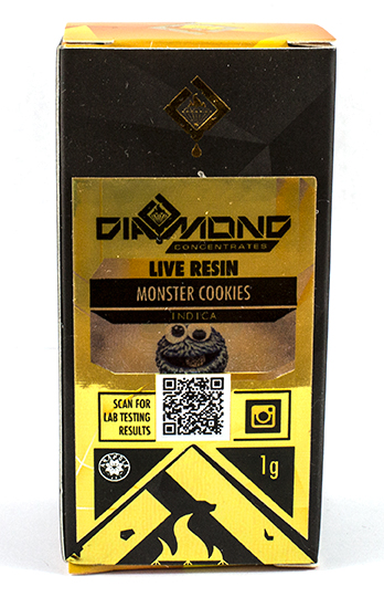 Closed - Diamond Concentrates - Monster Cookies Live Resin