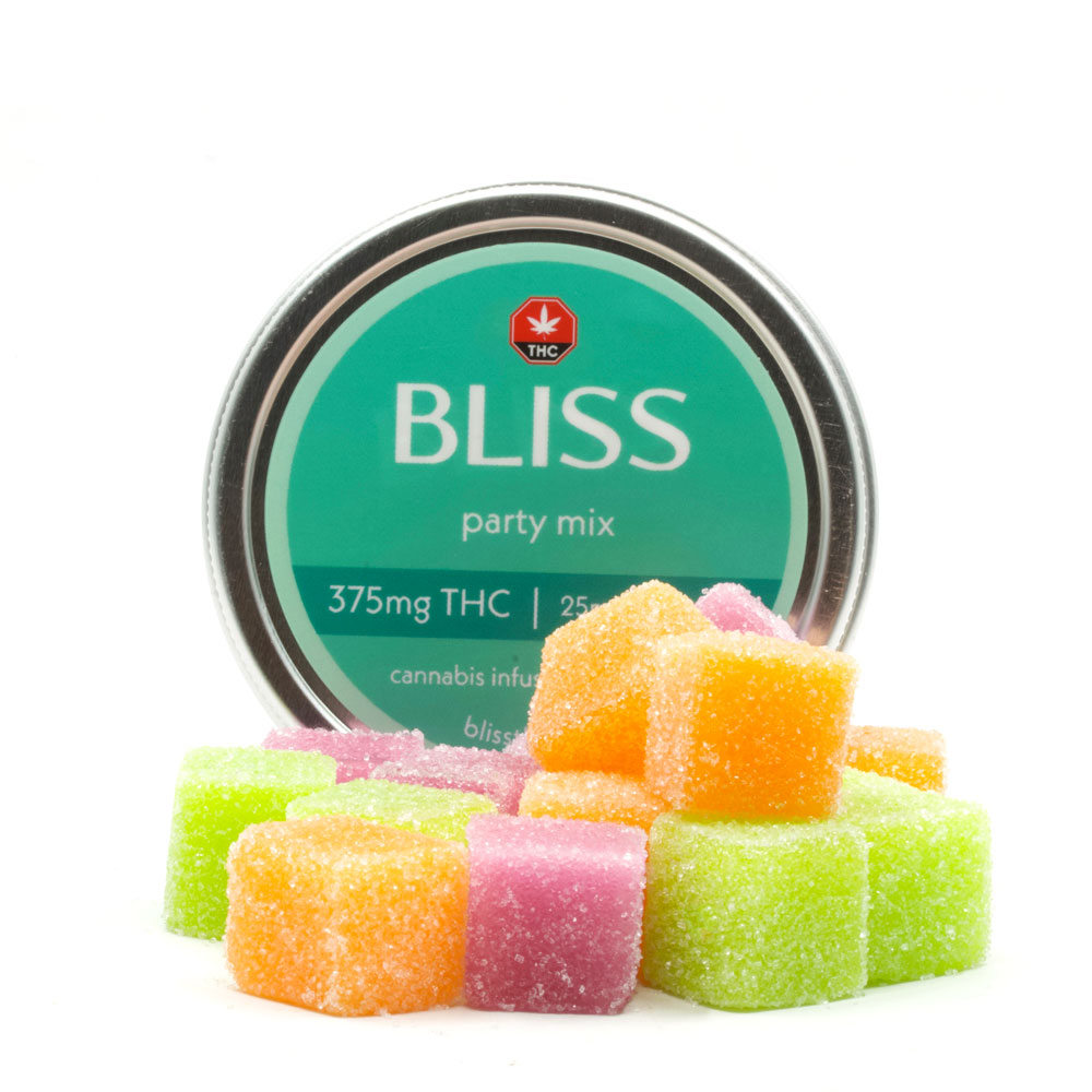 Bliss PARTY Mix 375mg Gummies