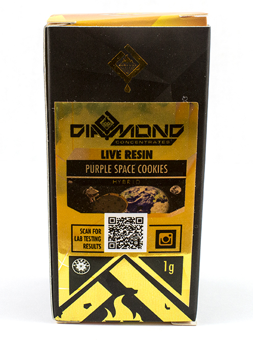 Closed - Diamond Concentrates - Purple Space Cookies Live Resin