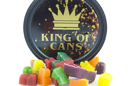 King of Cans 800mg (BLACK) Mini Gummies