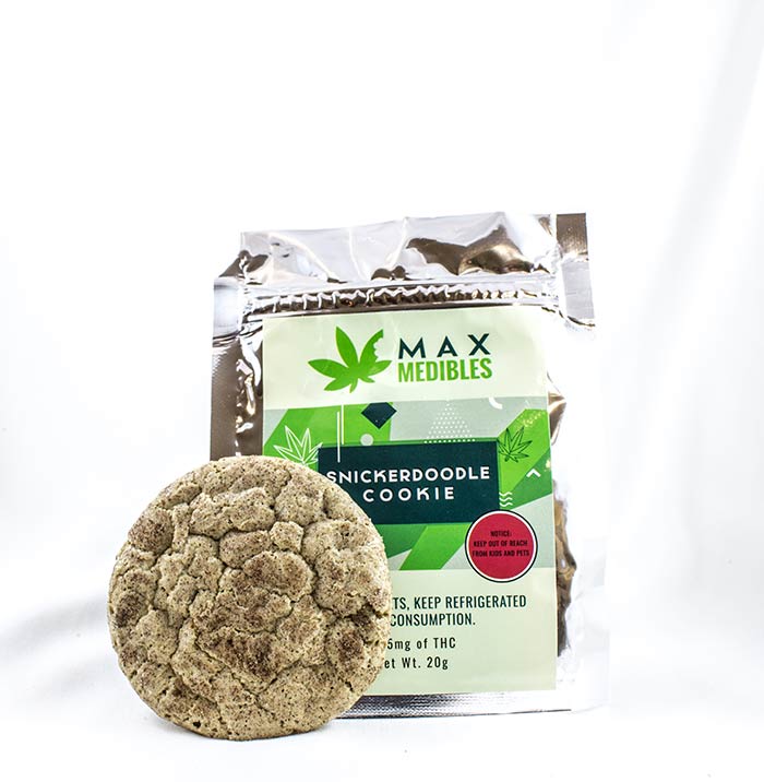 Snickerdoodle Weed Cookie 25mg THC Max Medibles