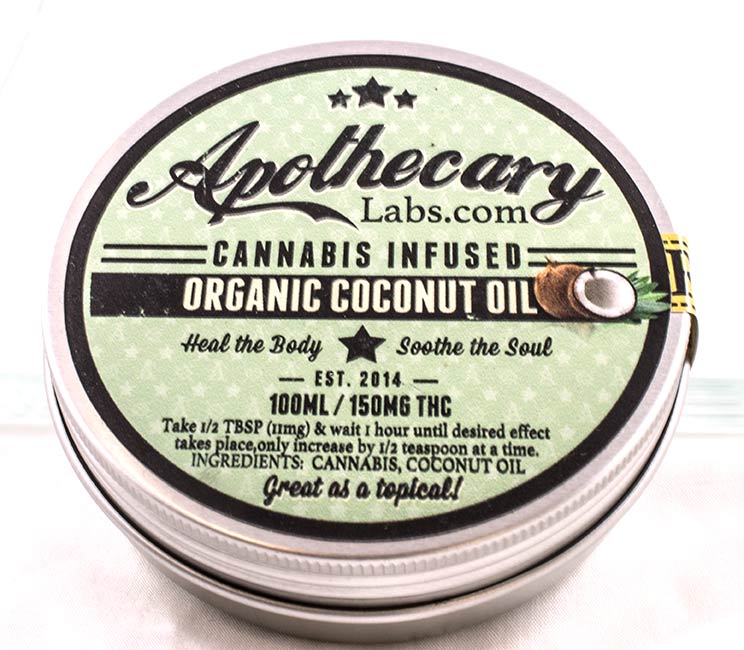 Apothecary Hemp Infused Coconut Oil