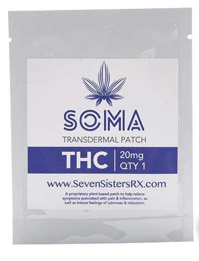 THC Transdermal Patch 50mg Soma