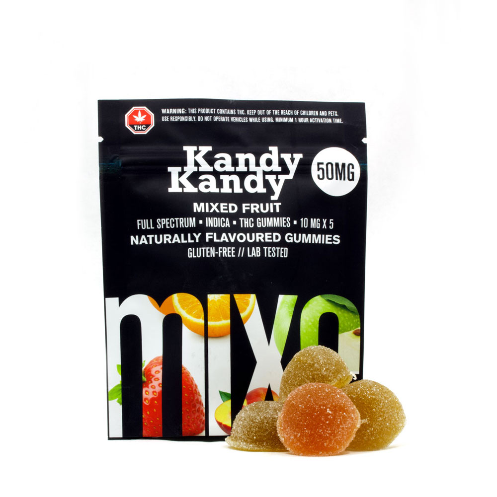 50mg Bag Indica Assorted Gummy Flavours Kandy Kandy