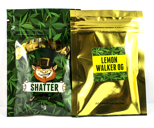 Green Gold Shatter - Lemon Walker OG