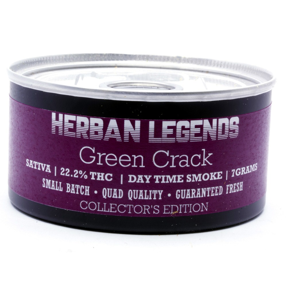 7g Green Crack Tin by Herban Legends