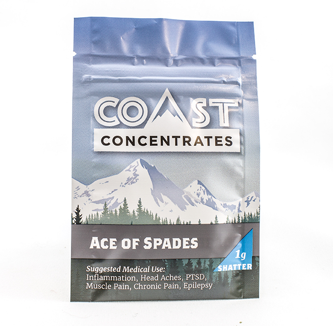 Coast Concentrates Shatter - Ace of Spades
