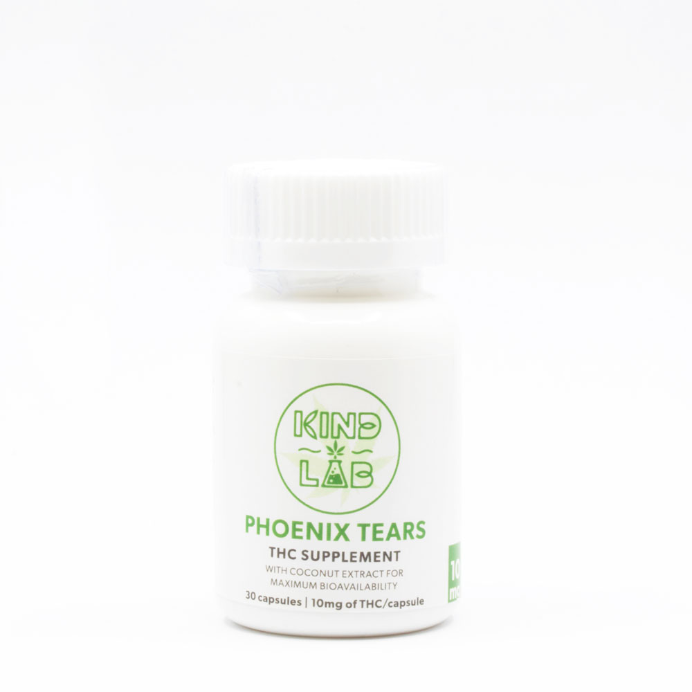 300mg THC Capsules Kind Labs Phoenix Tears