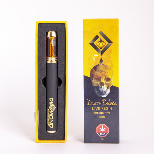 Diamond -Death Bubba- Live Resin 1g Disposable vape pen - Indica