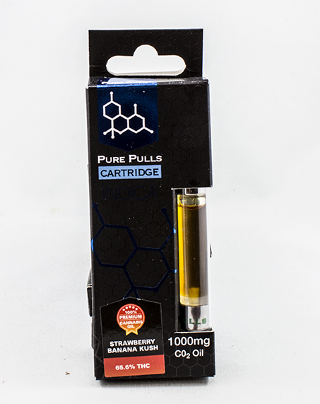 Pure Pulls Refill Cartridge - Indica- Strawberry Banana Kush 1g