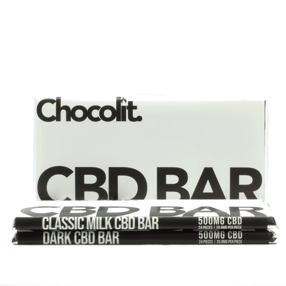 500mg CBD Chocolit Bar in 2 Options