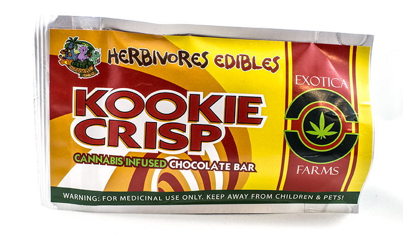 Kookie Crisp 50mg THC/bar x2 bars Herbivore 