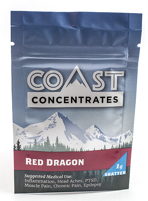 Coast Concentrates Shatter - Red Dragon