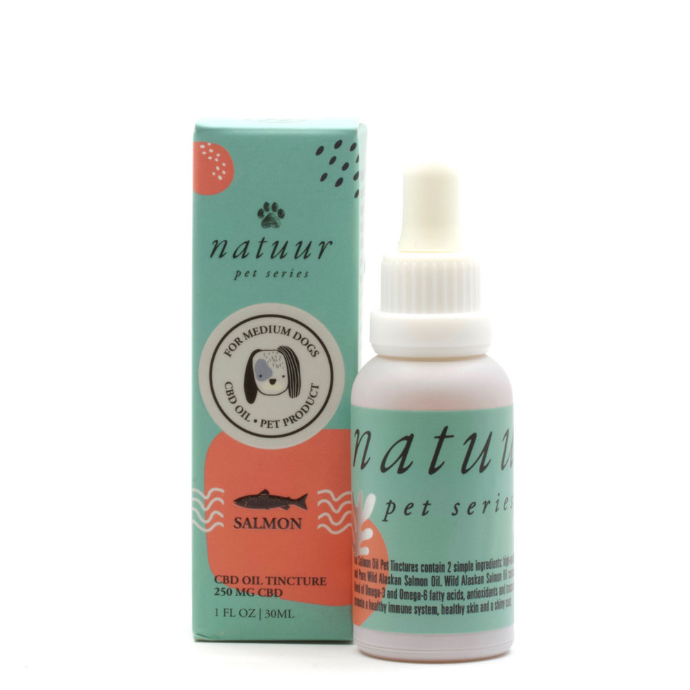 Natuur 250mg CBD for DOGS Bacon or Salmon