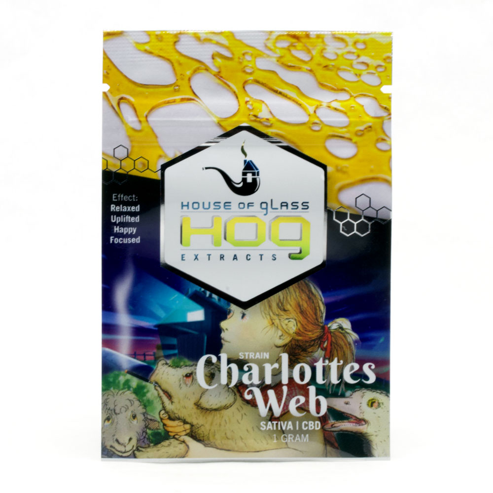 HOG Shatter - Charlottes Web - Sativa / CBD