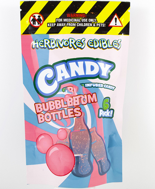 Herbivore THC Bubblegum Bottles 6 pack